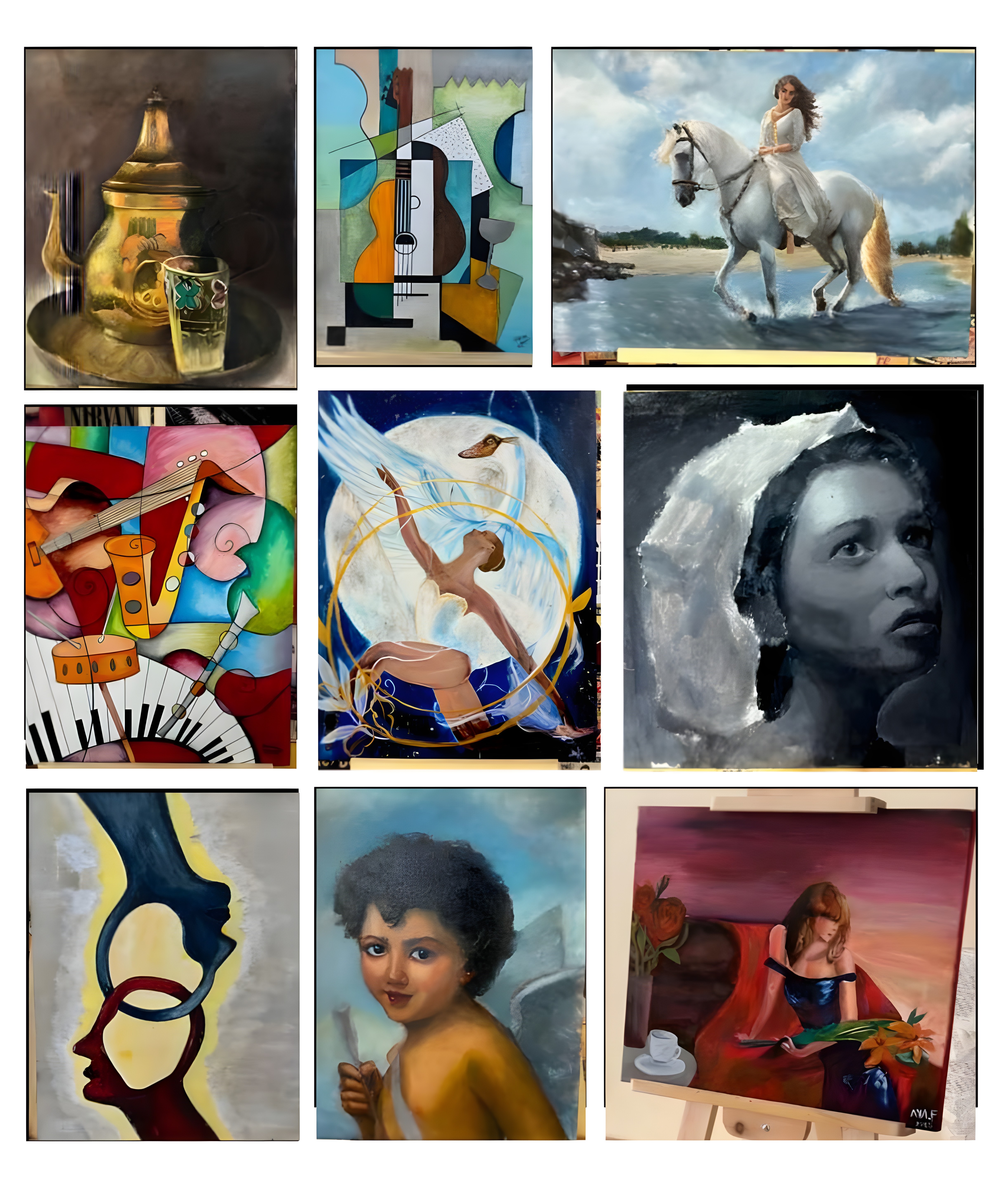 Artistes en pleine création